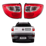 Par Lanterna Traseira Fiat Strada 1.4 8v Fire Flex 2014 Novo