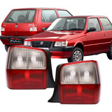 Par Lanterna Traseira Fiat Uno Mille Fire 2004 A 2013 Rubi