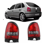 Par Lanterna Traseira Gol G3 1999 2000 01 02 03 04 2005 Fumê