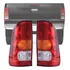 Par Lanterna Traseira Hilux 2005 A 2011 Tricolor Acrílico