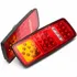 Par Lanterna Traseira Led 12/24v Caminhão P/ Mercedes Benz