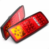 Par Lanterna Traseira Led 12 24v Caminhão P Mercedes Benz