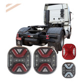 Par Lanterna Traseira Led Mex Caminhão Truck Vw 12 24v
