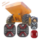 Par Lanterna Traseira Led Mex Carreta Graneleira 12 24v