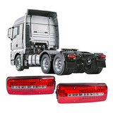Par Lanterna Traseira Man Led Volks Vw Meteor C vigia