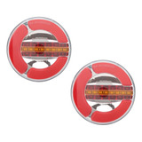 Par Lanterna Traseira Redonda Led Universal Veicular Klx