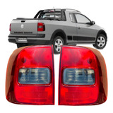Par Lanterna Traseira Saveiro 10 11 12 13 14 15 16 G5 Fume