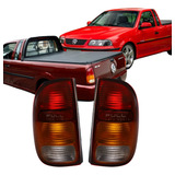 Par Lanterna Traseira Saveiro G2 G3 Vw 1997 98 A 2005 Âmbar