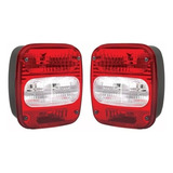 Par Lanterna Traseira Vigia Caminhão Vw Ford Cargo Troller