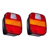 Par Lanterna Traseira Vw 690 790 7110 8140 8120 8150 9150 Gf A Melhor Do Mercado Pronta Entrega