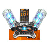 Par Leds Strobo Automotivo Ajk Rgb Para Som Faróis 3 0 Novo