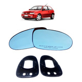 Par Lente Azul Retrovisor