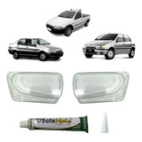 Par Lente Cristal Farol Aux Fiat Siena G1 Wknd 1999 Cola