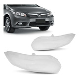 Par Lente De Farol Honda Civic 2012 2013 2014 2015 2016