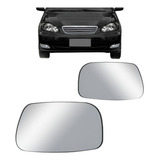 Par Lente Espelho Retrovisor Corolla 2003 2004 2005 06 2007