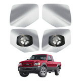 Par Lente Espelho Retrovisor Ranger 2005 2006 2007 2008 2009
