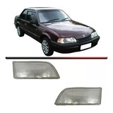 Par Lente Farol Vidro Monza 91 92 93 94 95 96 Tubarão Kit
