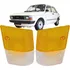 Par Lente Lanterna Dianteira Pisca Fiat 147 Europa 80/82