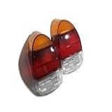 Par Lente Lanterna Pisca Traseiro Tricolor Fusca -fuscão-