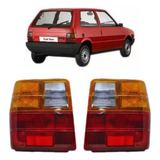 Par Lente Lanterna Traseira Âmbar Uno 1992 1993 1994 1995