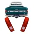Par Lente Lanterna Traseira F100 Ford Pisca Vermelho