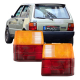 Par Lente Lanterna Traseira Fiat Uno 1984 A 2004 C ré Âmbar