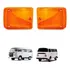 Par Lentes Pisca Kombi Clipper 1976 Á 1996 - Âmbar