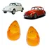 Par Lentes Pisca Seta Âmbar Diant. Fusca 1300 1500  74 75 76
