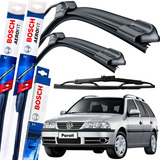Par Limpador Parabrisa Palheta Paleta + Traseira Bosch