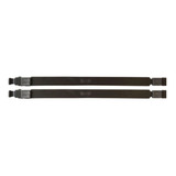 Par Longarina Reta Estante Stay Slim 380 Mm Alumínio Preto