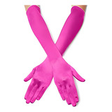Par Luva Cetim Lycra Curta Acessórios Moda Elegante Fantasia
