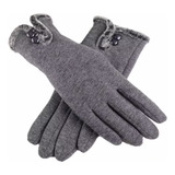 Par Luvas Touch Feminina Importada Forro Pelúcia Ref 813