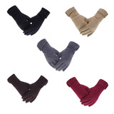 Par Luvas Touch Feminina Importada Forro Pelúcia Ref 813