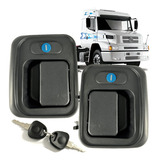Par Maçaneta Externa Porta Caminhão Mb 712 1215c 1718 1938