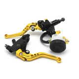Par Manete Esportivos Motos Twister Cb300 Fazer Cb 500 Gs500