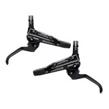 Par Manete Freio Hidráulico Bicicleta Shimano Deore M6100