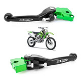Par Manetes Retratil Kawasaki Klx450 08 23 Bms Verde