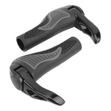 Par Manopla Punho Manete Anatômico Gel Com Trava Rosca Barend Profissional Bike Bicicleta Preto Pedal Pulse Empunhadura Ultra Confortável Ergonômica Silicone Antiderrapante Emborrachada Mtb Speed