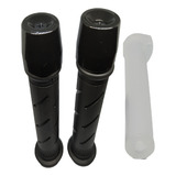 Par Manopla Titan Cg 150 Peso Pcx Universal Preto Roldana