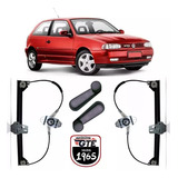 Par Máquina Vidro Gol Parati Bola G2 95 A 99 Manual Brinde