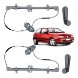Par Máquina Vidro Gol Parati Bola G2 95 A 99 Manual Brinde