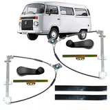 Par Máquina Vidro Manual Kombi Clipper Com Suporte 2007
