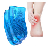Par Meia Palmilha Silicone Gel Ortopédica Calcanhar Esporão Tamanho Da Palmilha 36 40