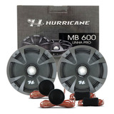 Par Mid Bass 6 hurricane Mb600 4ohms tuiter De Coluna 500w