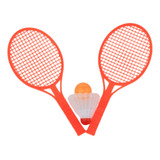 Par Mini Jogo De Raquete Badminton Infantil De Brinquedo