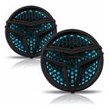 Par Mini Tweeter Bomber Bl10 120w Azul Piezoelétrico Som