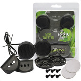 Par Mini Tweeter Universal Som Automotivo Porta Painel