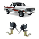 Par Miolo Cilindro Com Chave Porta F1000 F4000 Ate 1992