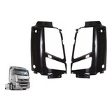 Par Moldura Acabamento Capa Farol Frontal Volvo Fh 2010 2014