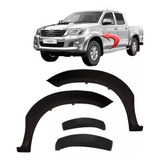 Par Moldura Alargador Hilux Parachoque E Paralama 2012 2015